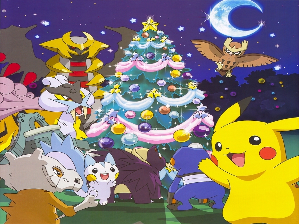 kawaii christmas wallpaper,animated cartoon,cartoon,christmas tree,illustration,christmas eve