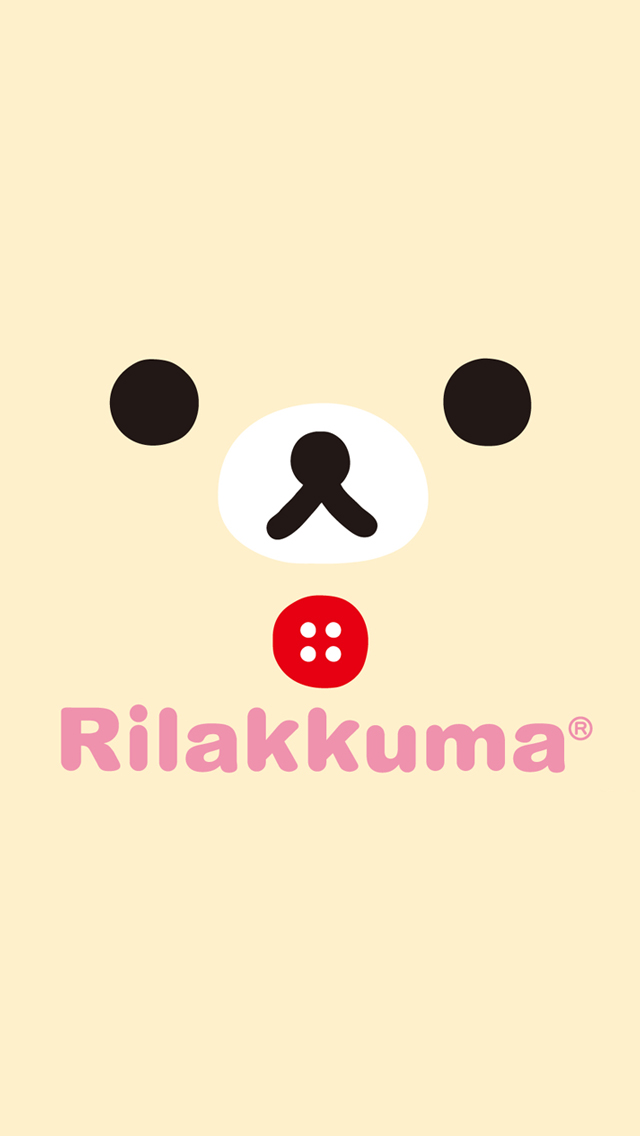 fond d'écran rilakkuma iphone,texte,police de caractère,graphique,sourire,jeux