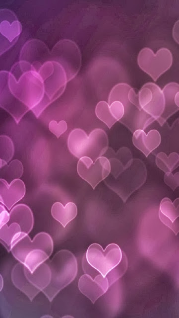 fondo de pantalla lindo para iphone,púrpura,corazón,violeta,rosado,lila