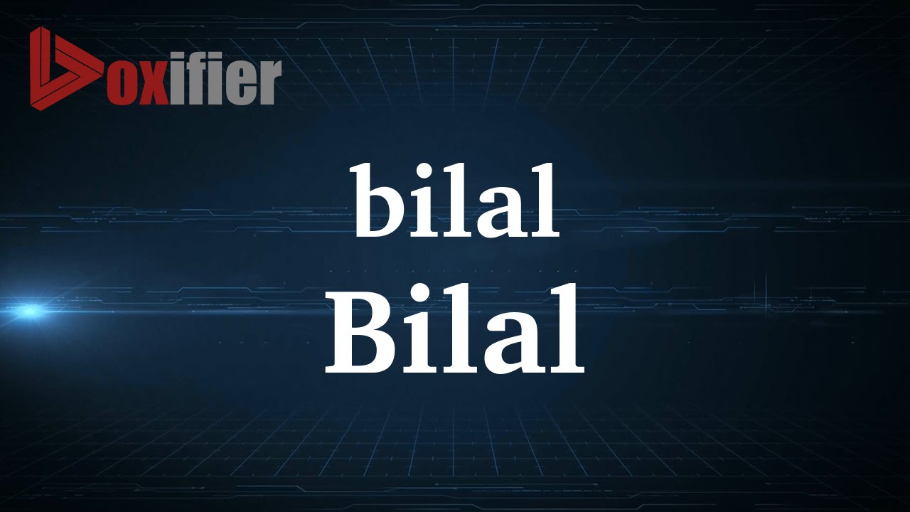 bilal name wallpaper,text,font,logo,technology,graphics (368498