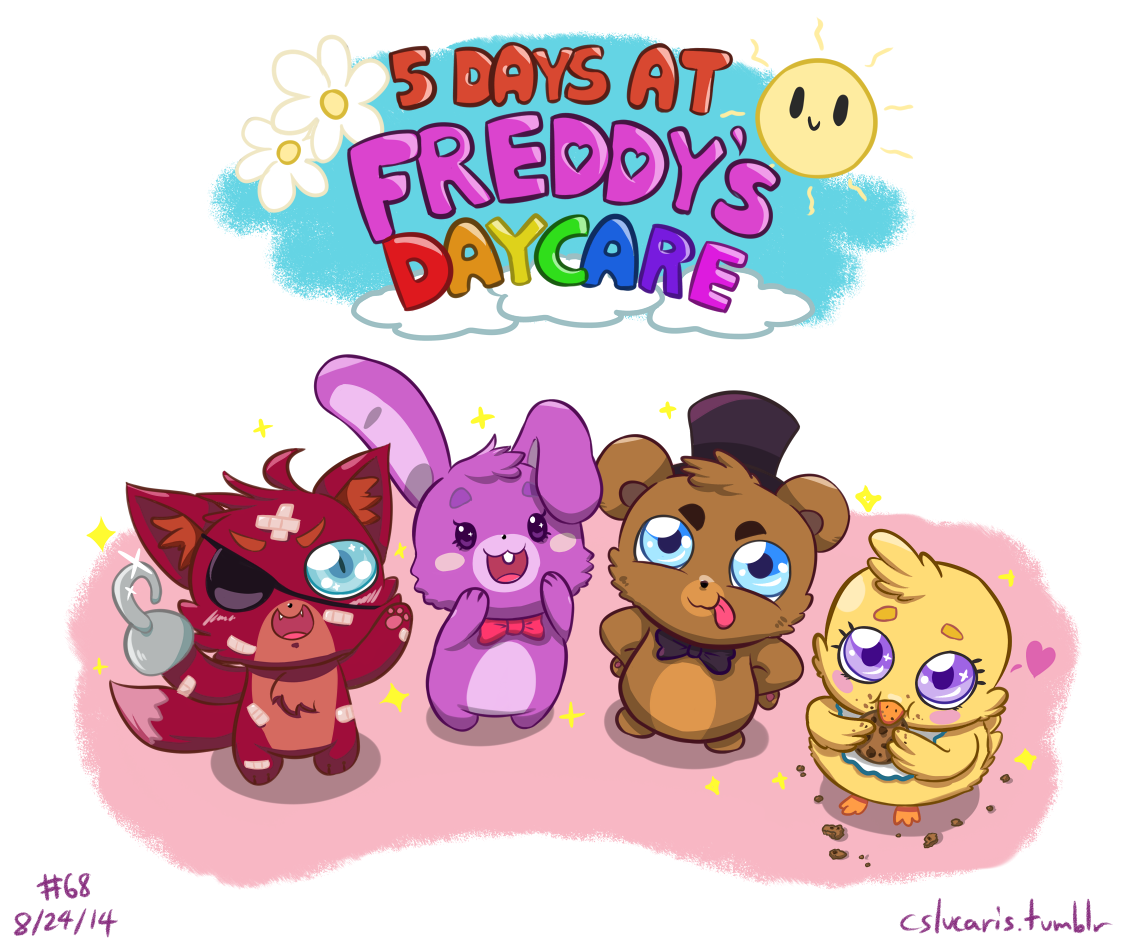 fond d'écran mignon fnaf,dessin animé,texte,police de caractère,figure animale,clipart