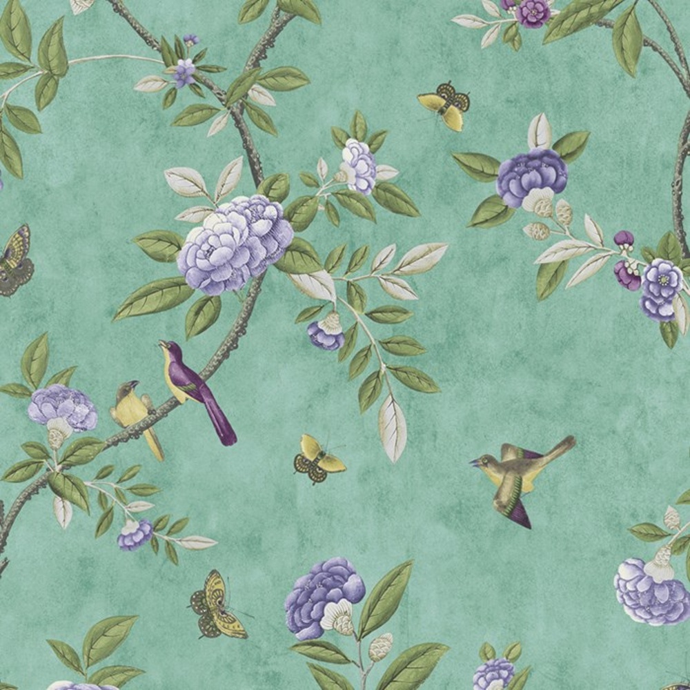 bird butterfly wallpaper,teal,wallpaper,pattern,lavender,flower