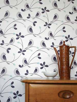 modern bird wallpaper,wallpaper,wall,room,pattern,interior design