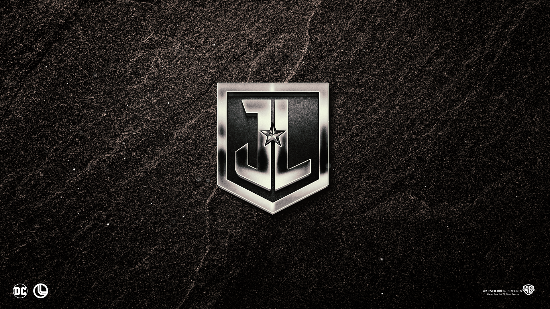 justice league logo wallpaper,black,logo,font,text,black and white