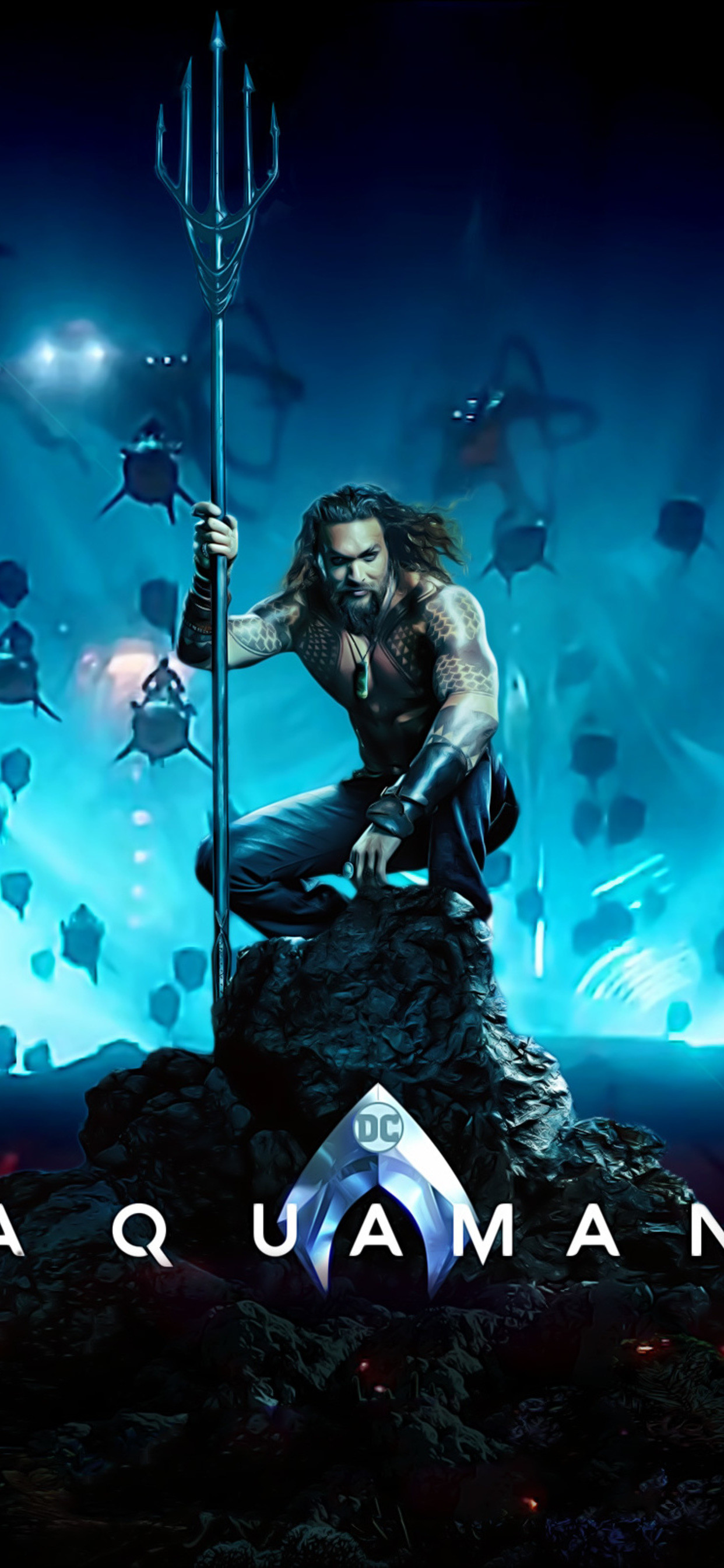 aquaman fondo de pantalla para iphone,cg artwork,póster,película,ilustración,actuación