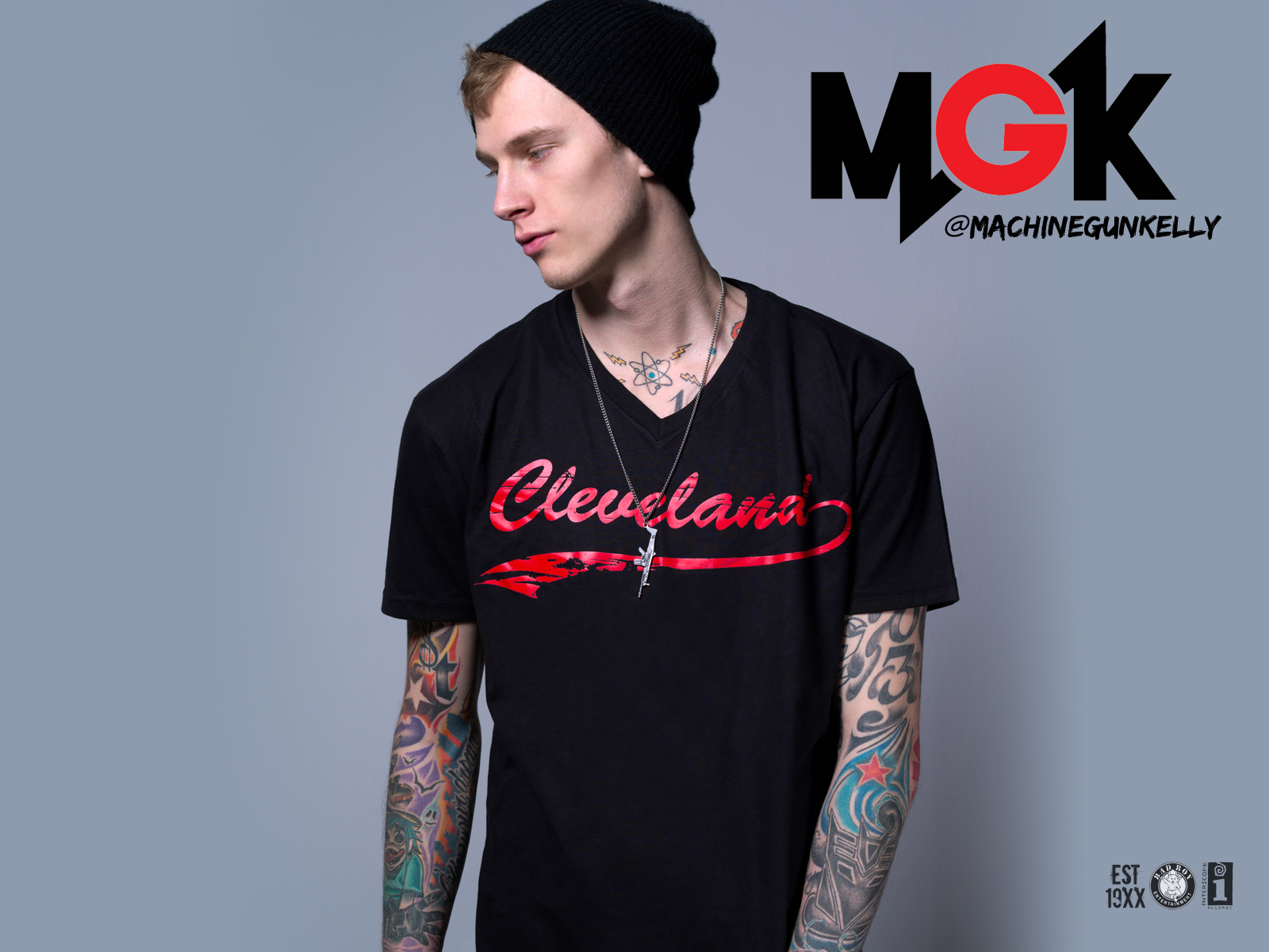 machine gun kelly wallpaper,clothing,t shirt,sleeve,neck,cool