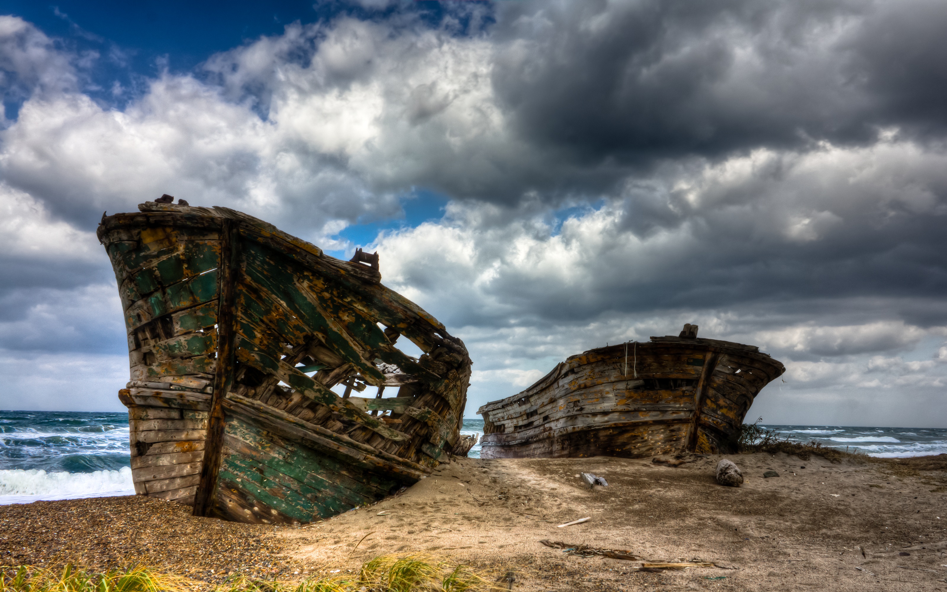 shipwreck wallpaper,shipwreck,sky,natural landscape,coast,rock