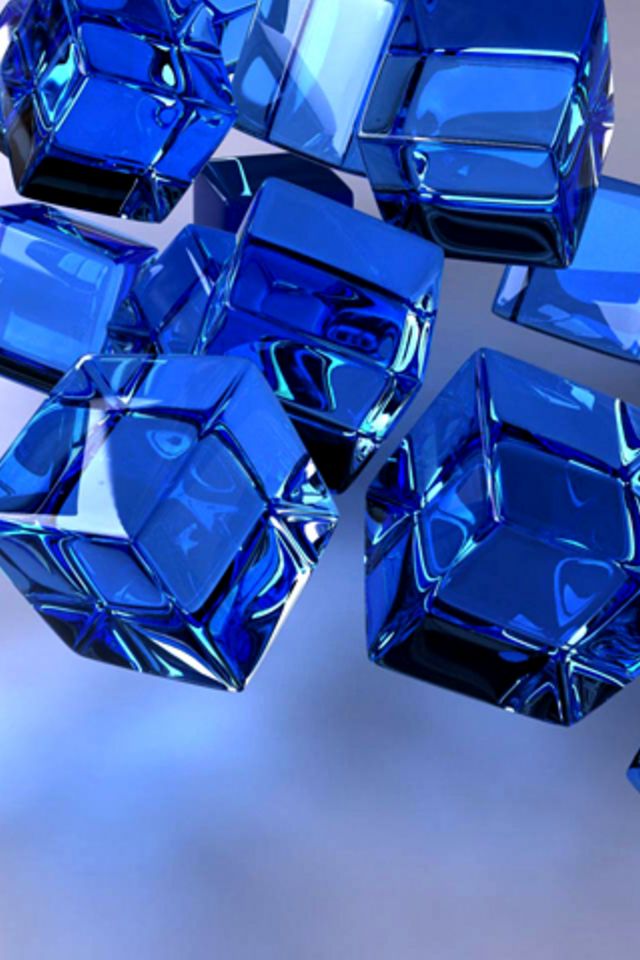 fond d'écran tactile 3d iphone,bleu cobalt,bleu,bleu électrique,aqua,cristal