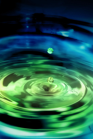 iphone 3d touch wallpaper,risorse idriche,far cadere,acqua,liquido,verde