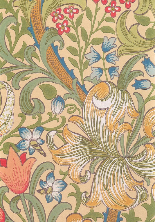 ウィリアム・モリス壁紙サンダーソン,パターン,アクア,花柄,繊維,壁紙