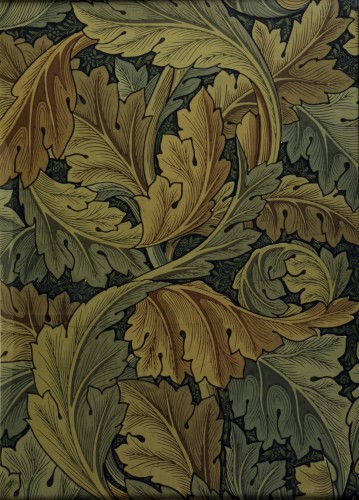 william morris wallpaper sanderson,blatt,muster,braun,blume,pflanze