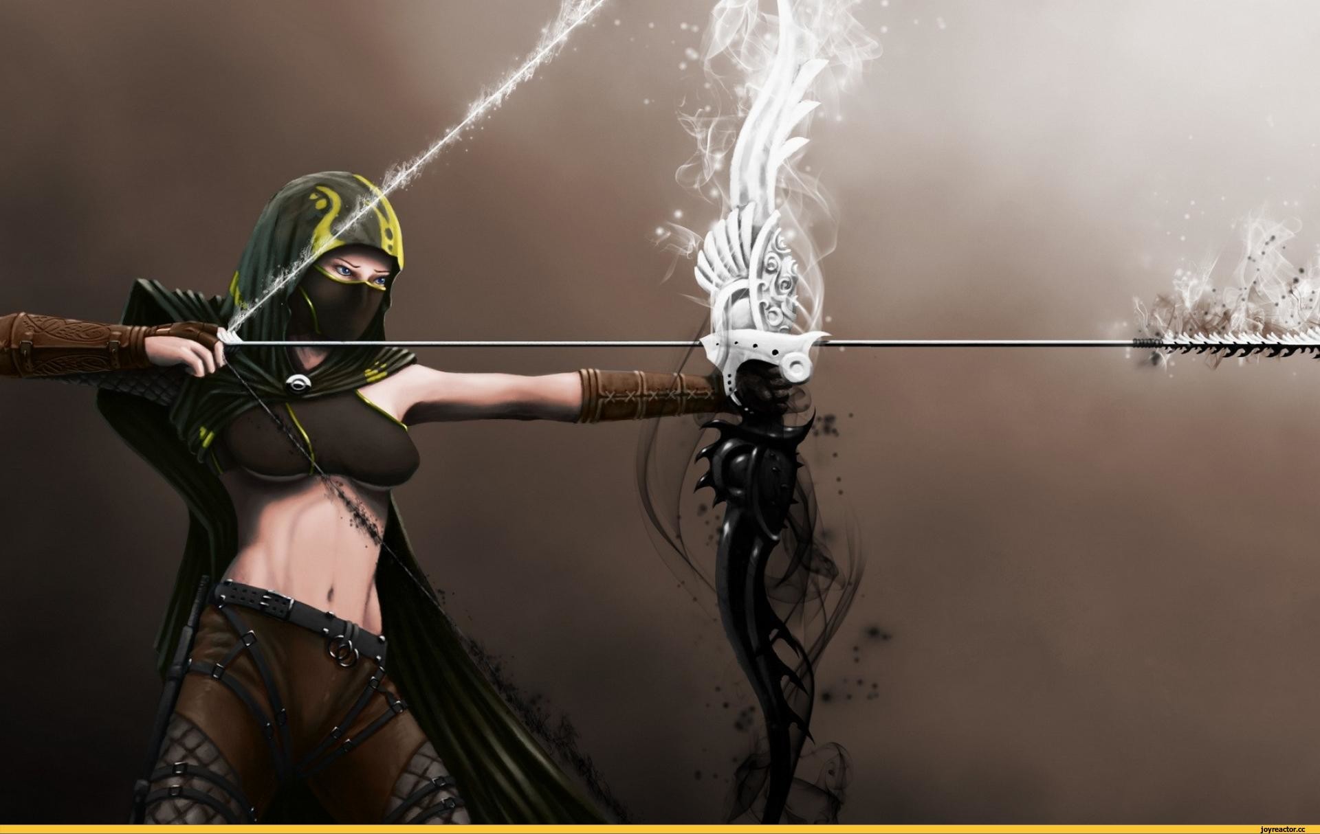 bow and arrow wallpaper,cg artwork,digital compositing,fictional character,pc game,personal protective equipment
