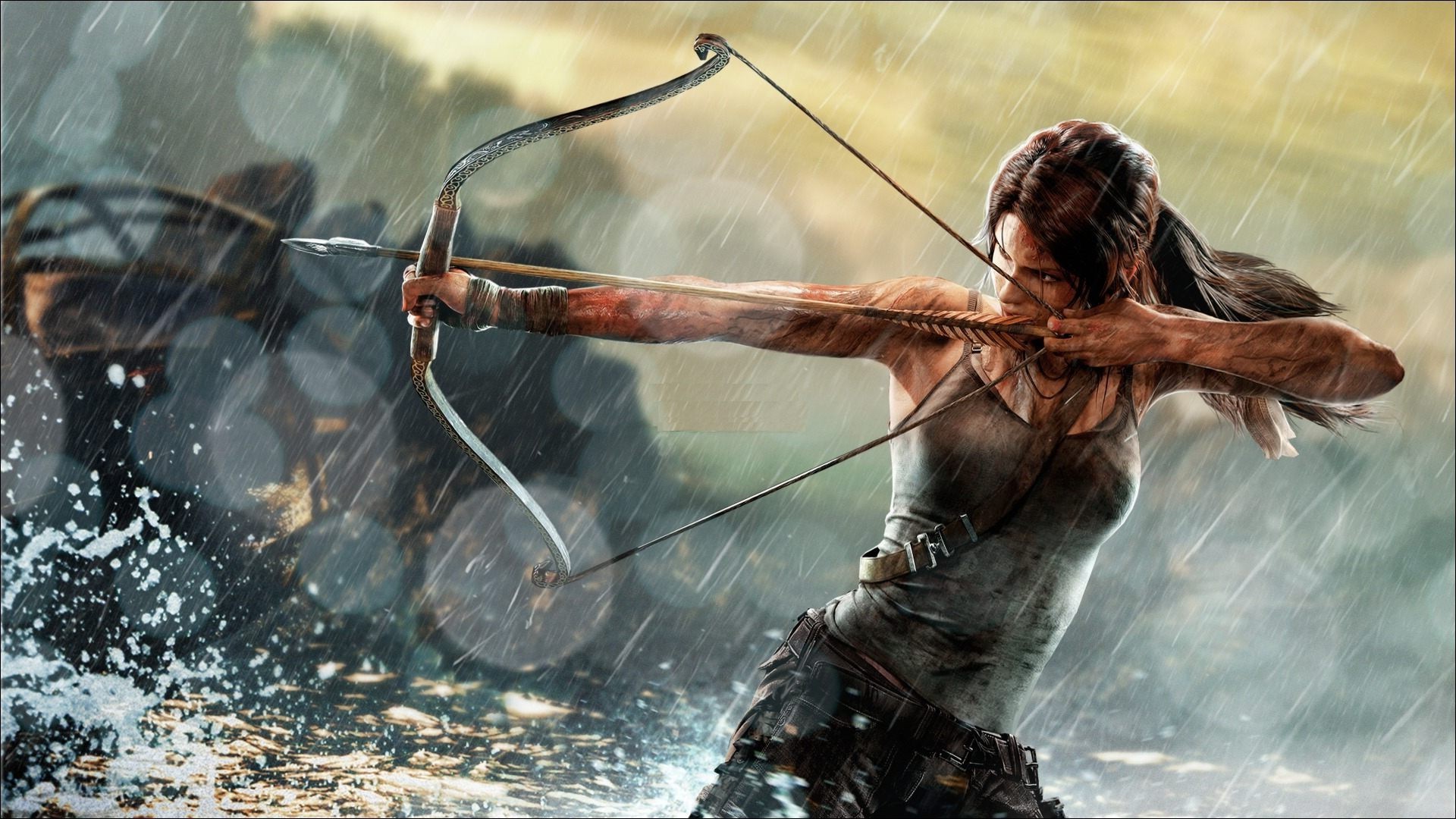 bow and arrow wallpaper,bow and arrow,bow,compound bow,archery,action adventure game