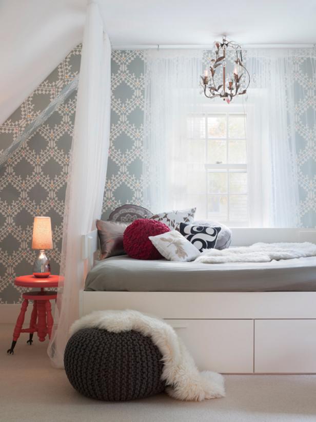 teenage bedroom wallpaper,white,room,red,interior design,furniture