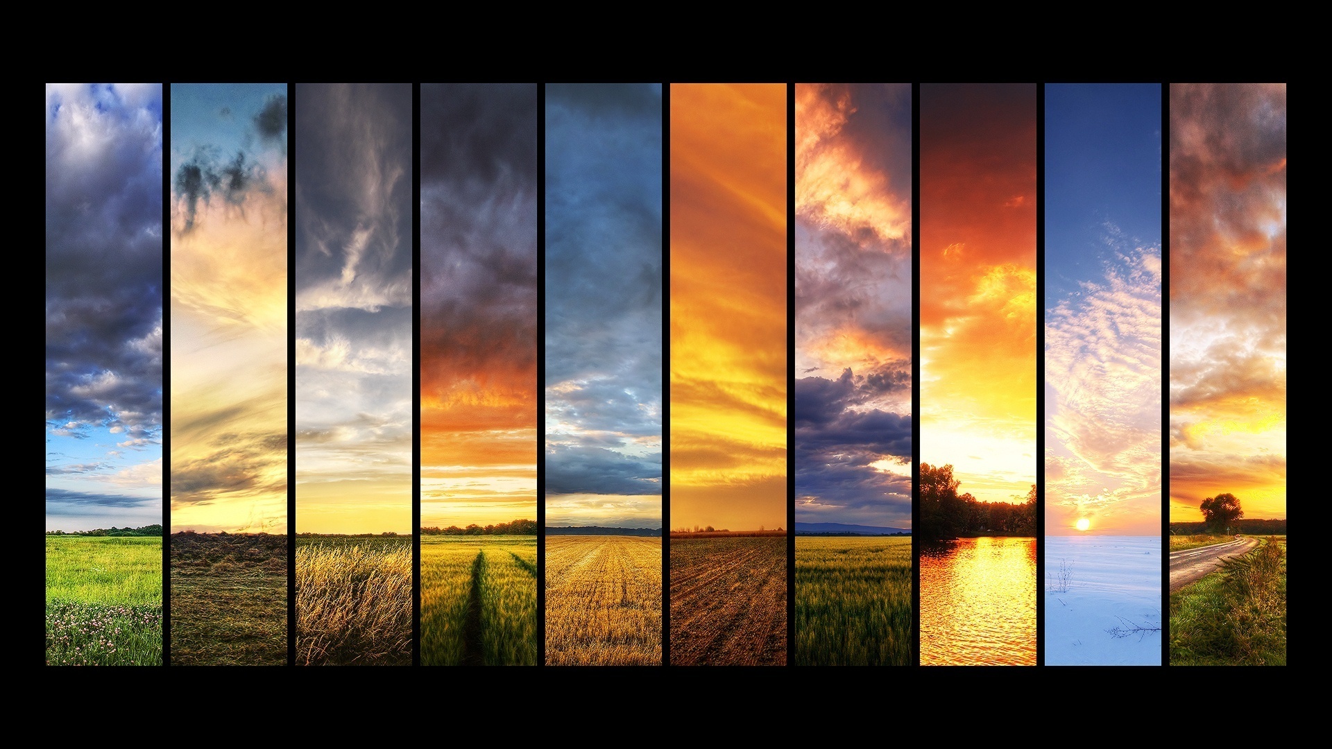 seasons wallpaper,sky,nature,sunrise,sunset,horizon