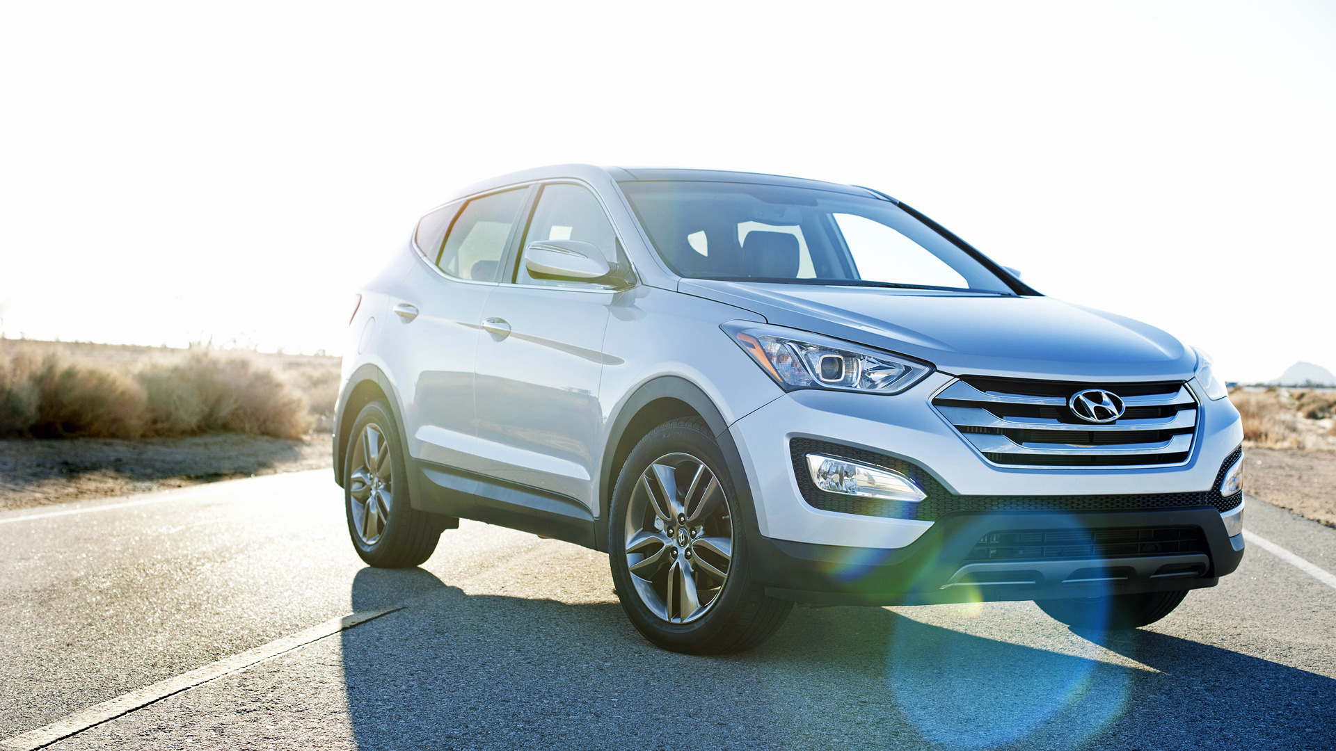 santa fe wallpaper,land vehicle,vehicle,car,sport utility vehicle,hyundai