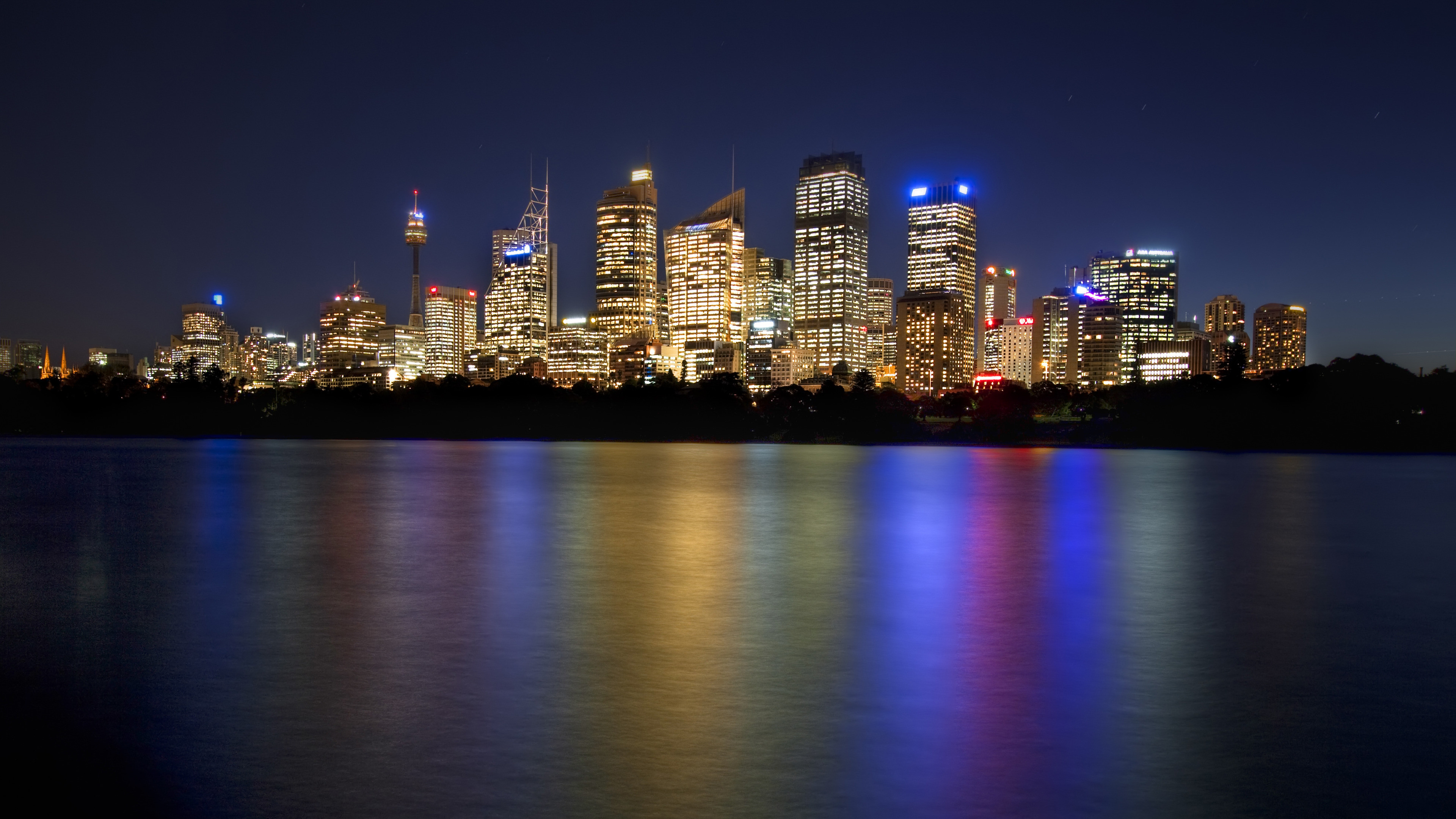 fondo de pantalla de milwaukee,paisaje urbano,ciudad,área metropolitana,horizonte,noche