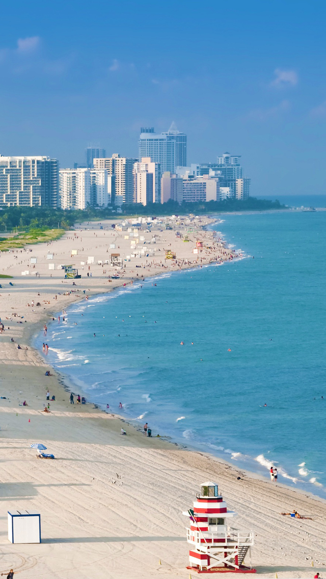 miami iphone wallpaper,body of water,beach,coast,shore,sea