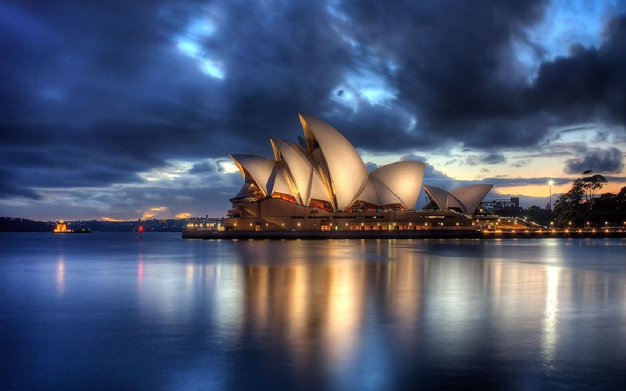 シドニー壁紙hd,空,自然,雲,オペラハウス,建築