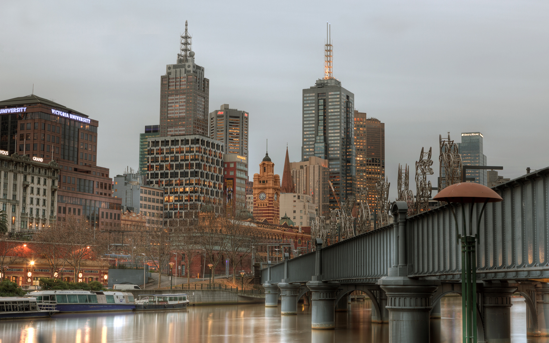 fond d'écran melbourne hd,zone métropolitaine,ville,paysage urbain,horizon,zone urbaine