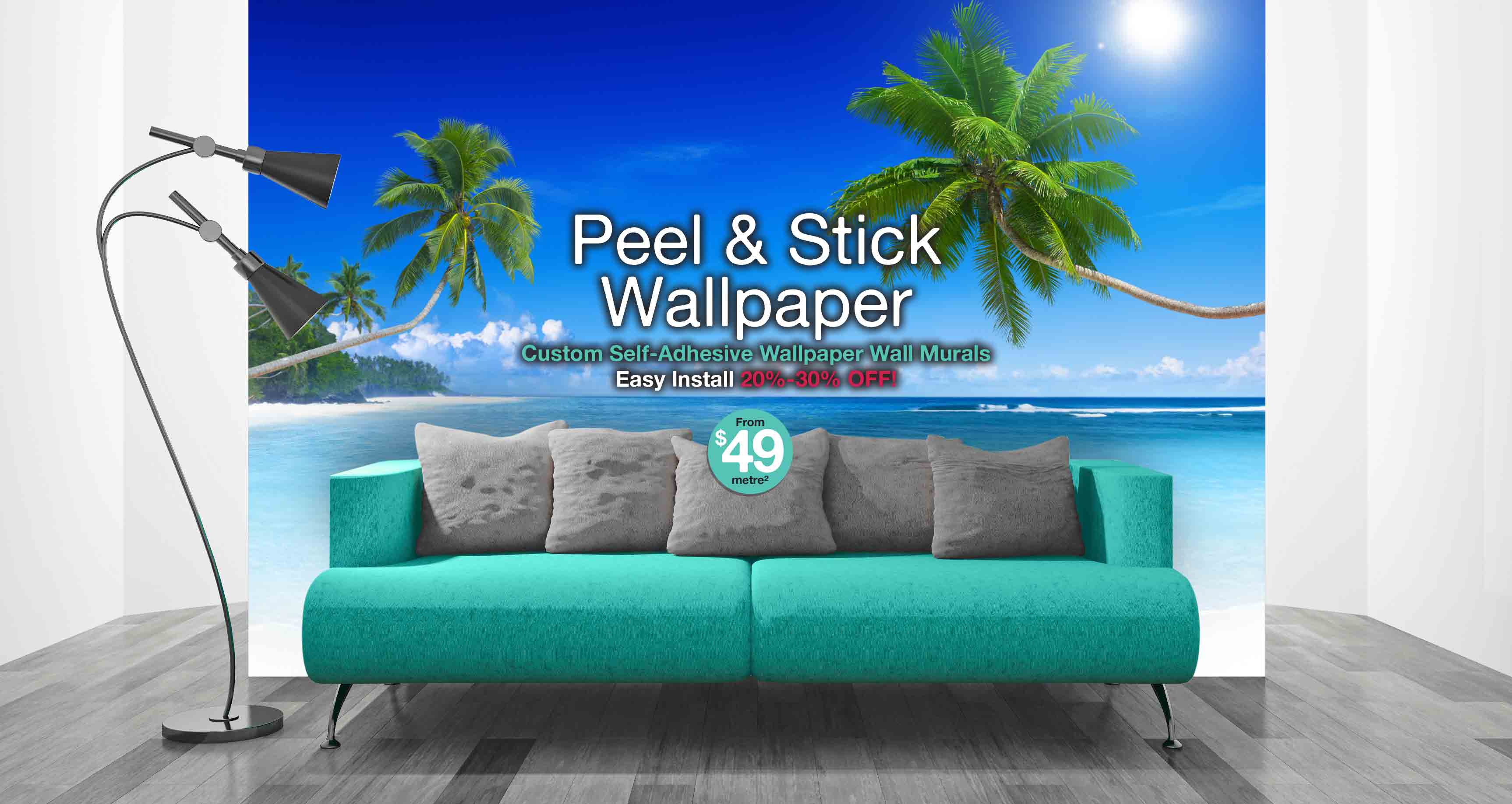 removable wallpaper australia,nature,wall,mural,natural landscape,couch