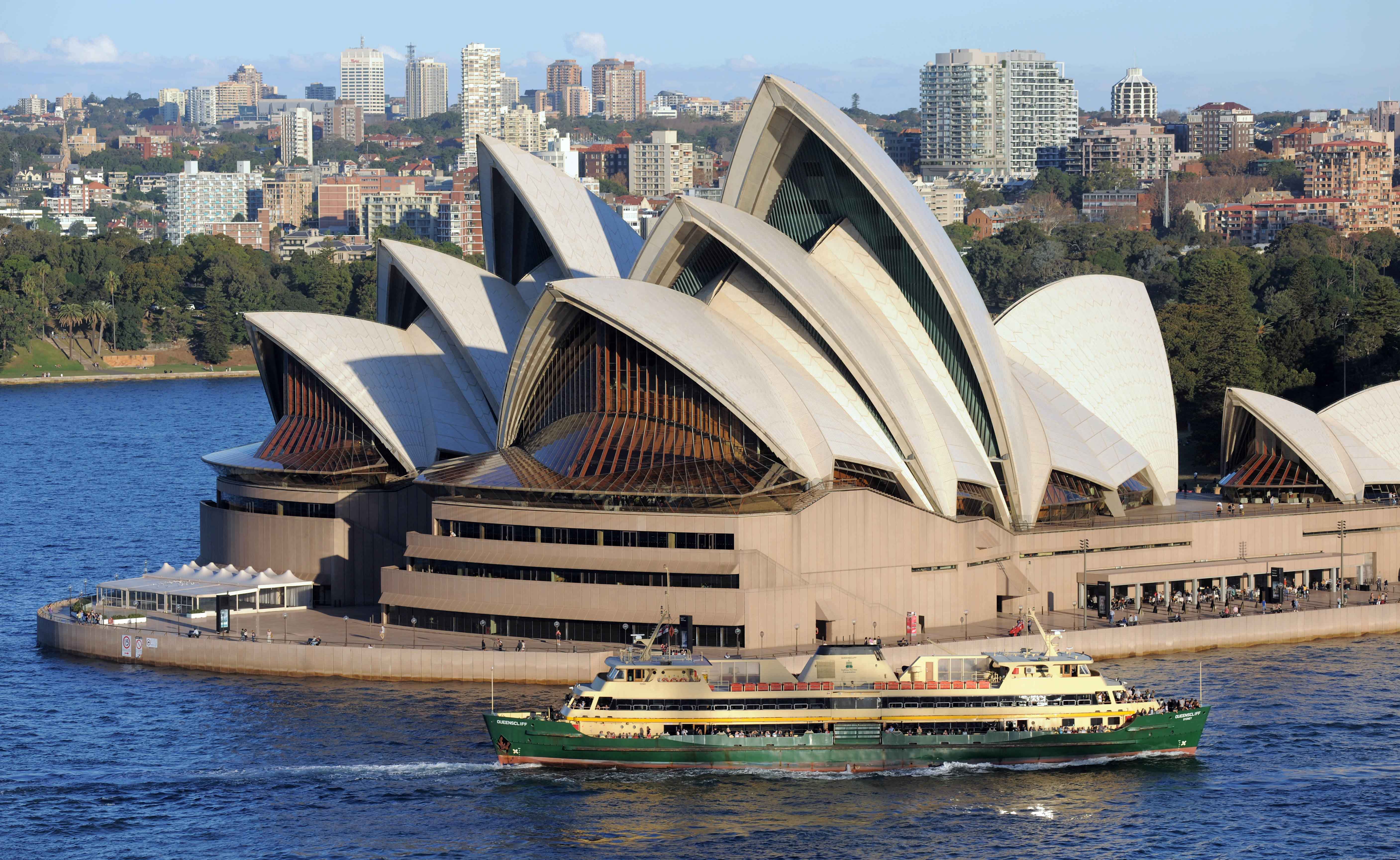 sydney opera house wallpaper,opera house,water transportation,landmark,entertainment,architecture