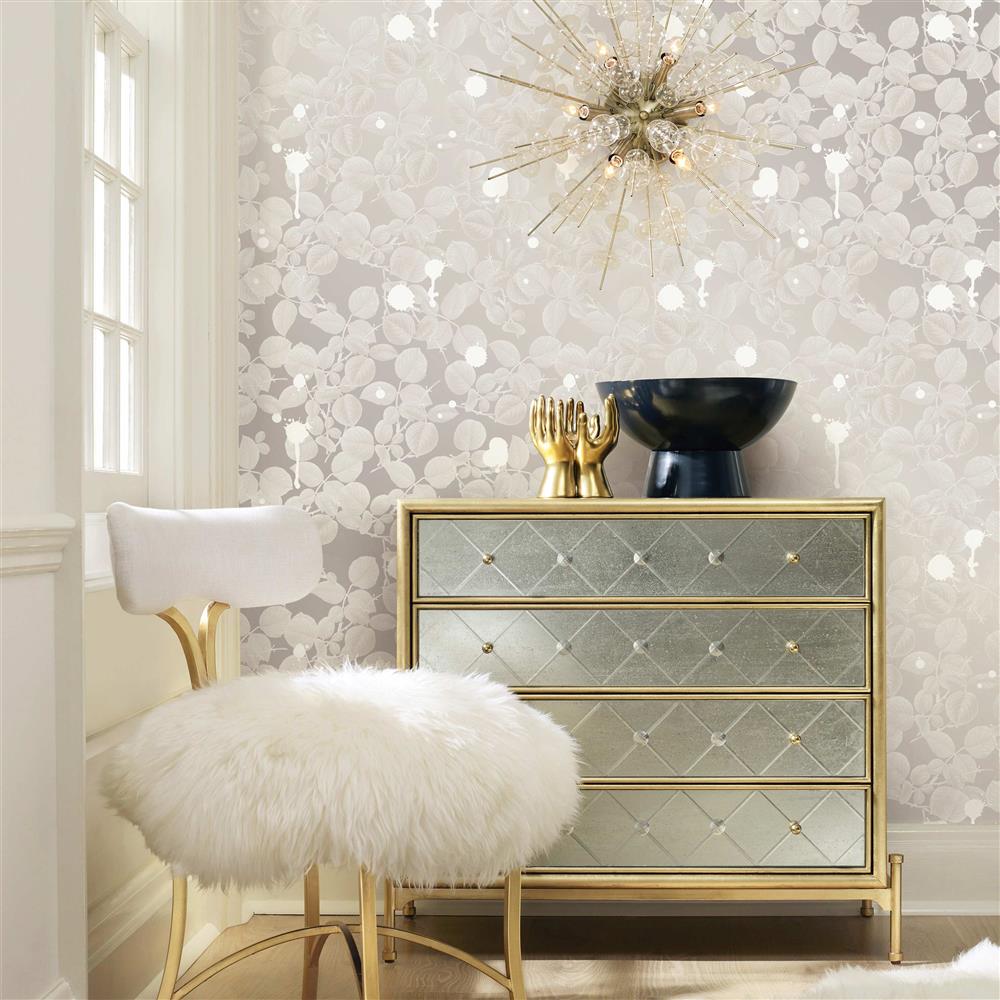 modern silver wallpaper,furniture,wallpaper,wall,room,chest of drawers