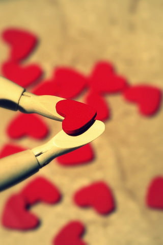 モバイル用のかわいいラブハートの壁紙,赤,心臓,カーマイン,バレンタイン・デー,愛