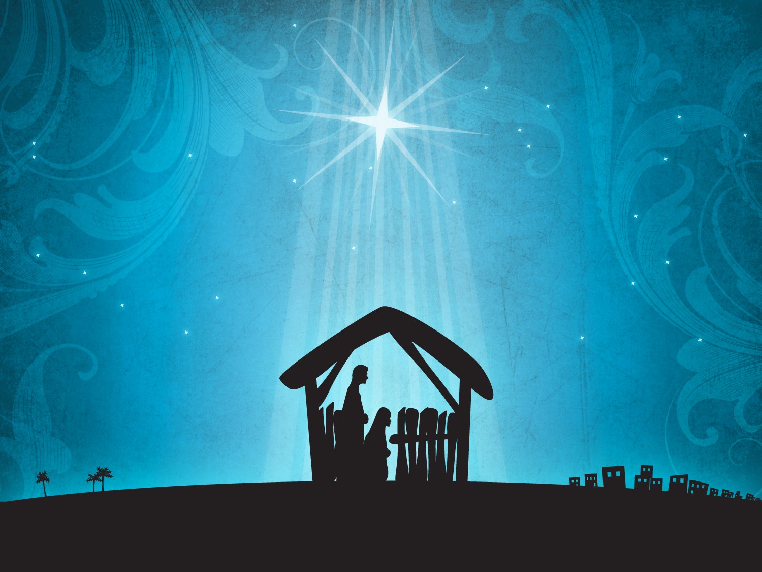 nativity wallpaper,nativity scene,sky,light,illustration,graphic design