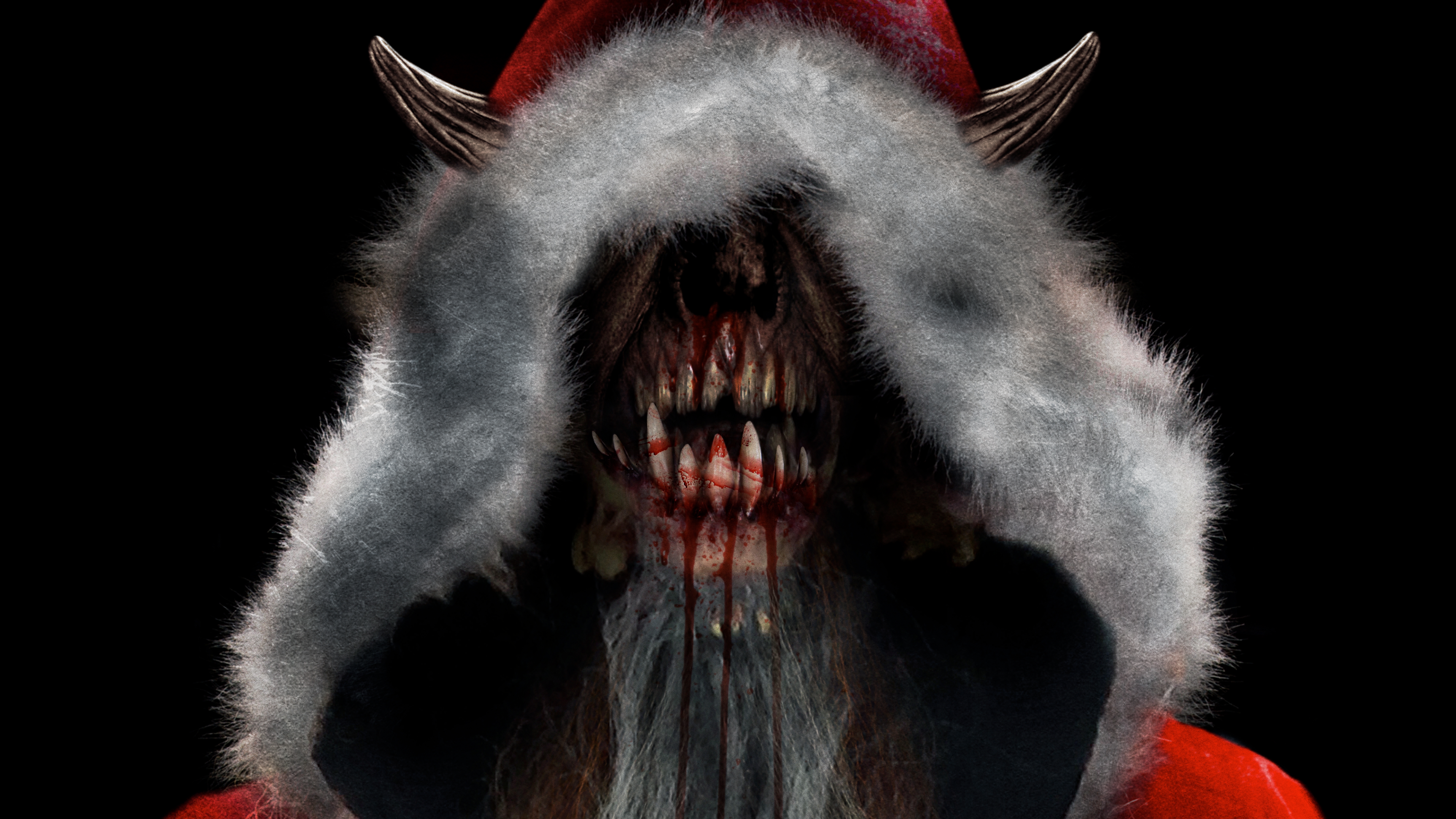 krampus wallpaper,fang,snout,fictional character,demon,werewolf