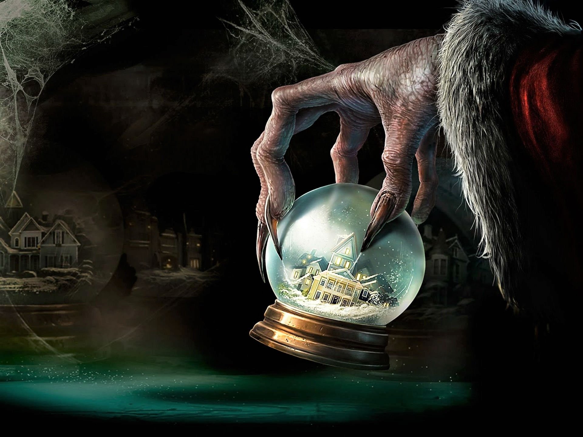 carta da parati krampus,buio,fotografia di still life,mano,mondo,cg artwork