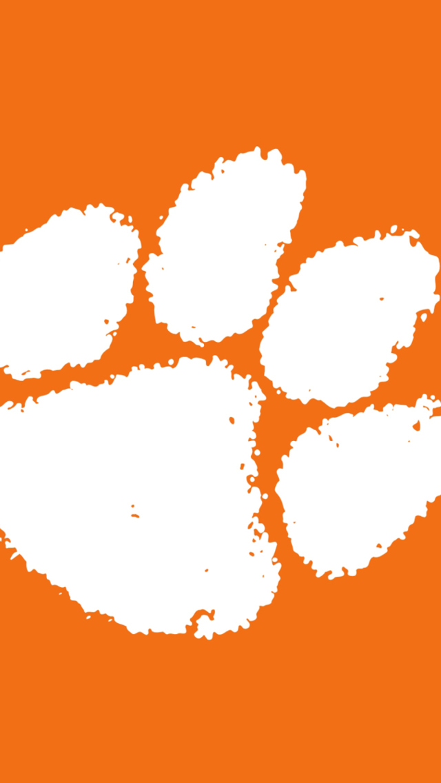 clemson iphone wallpaper,orange,illustration,font,graphics