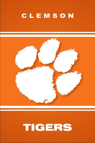 clemson iphone wallpaper,text,schriftart