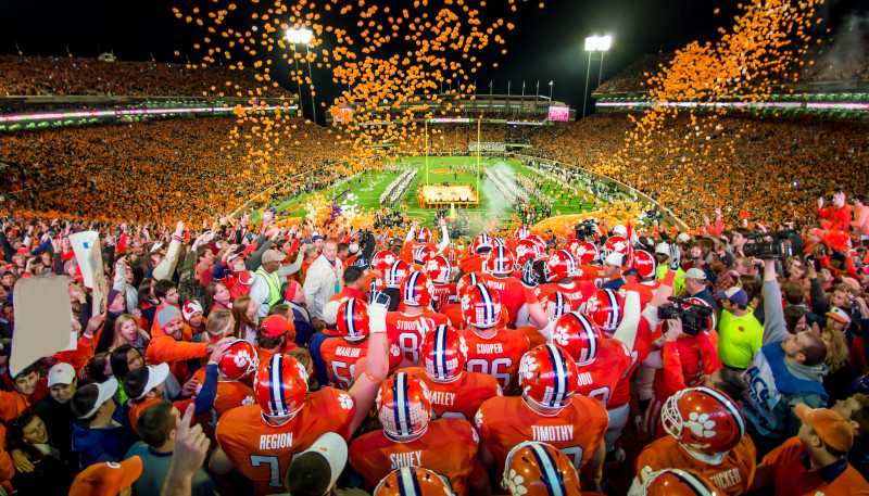 clemson football wallpaper,crowd,fan,product,people,sport venue