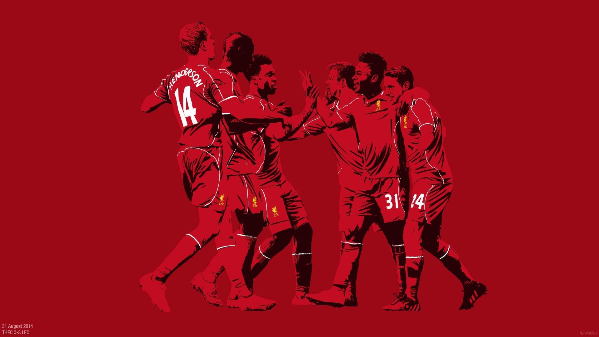 fondo de pantalla de liverpool 1920x1080,rojo,equipo,jugador de fútbol,fuente,jugador