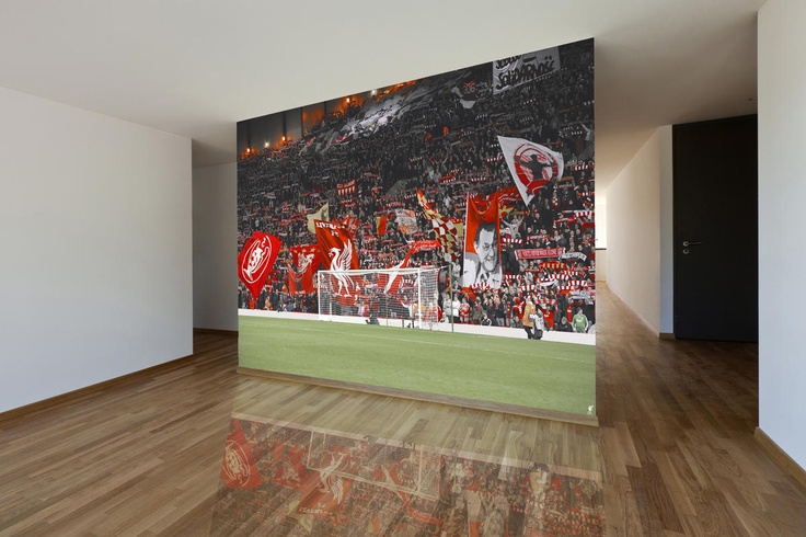 papier peint chambre liverpool fc,chambre,mur,design d'intérieur,art moderne,art