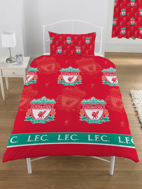 liverpool fc bedroom wallpaper,red,bedding,textile,duvet,bed sheet