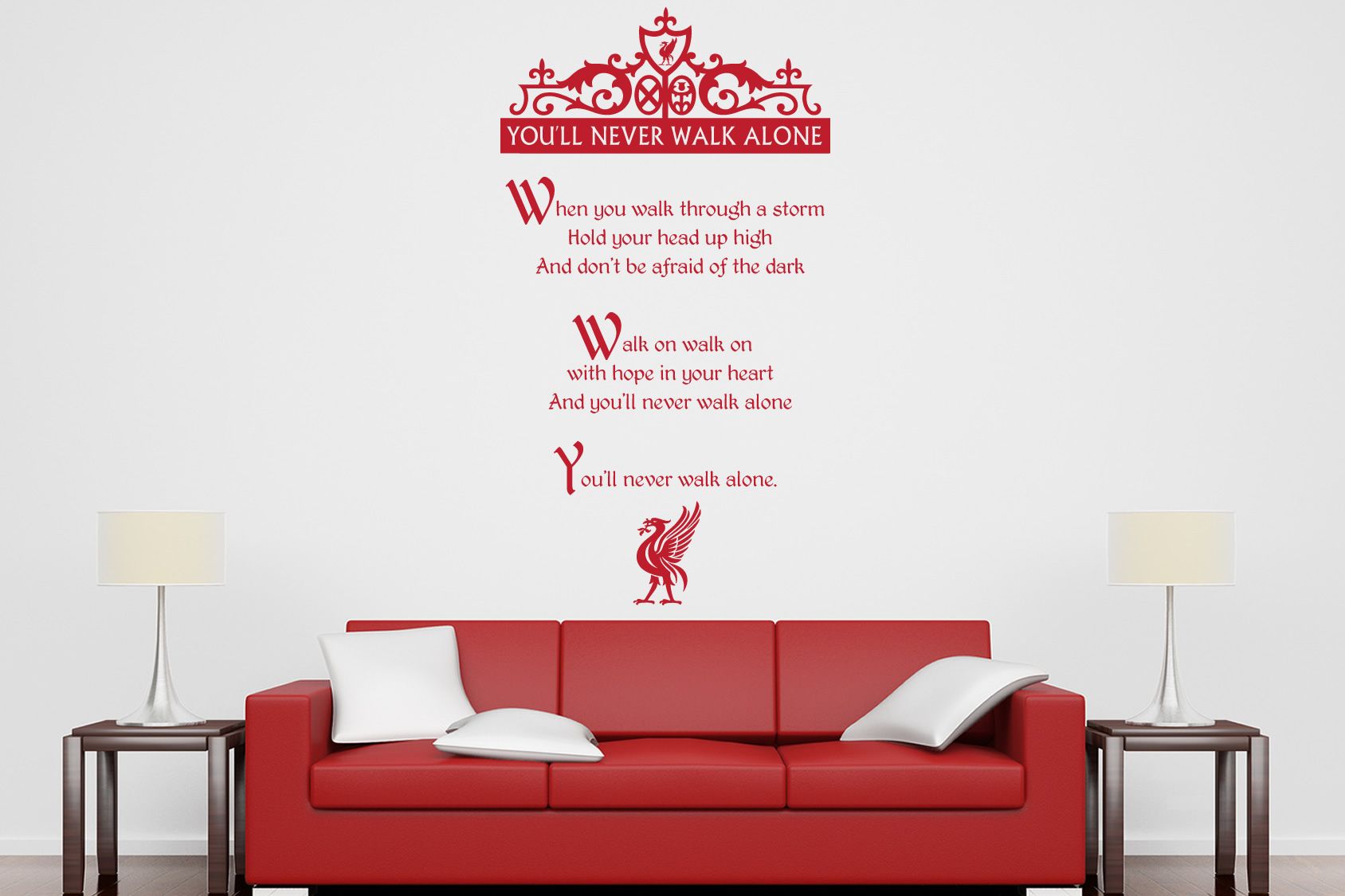 liverpool fc schlafzimmer tapete,text,wandaufkleber,rot,wand,zimmer