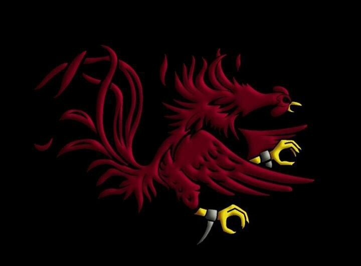 gamecock wallpaper,red,black,graphic design,organism,wing
