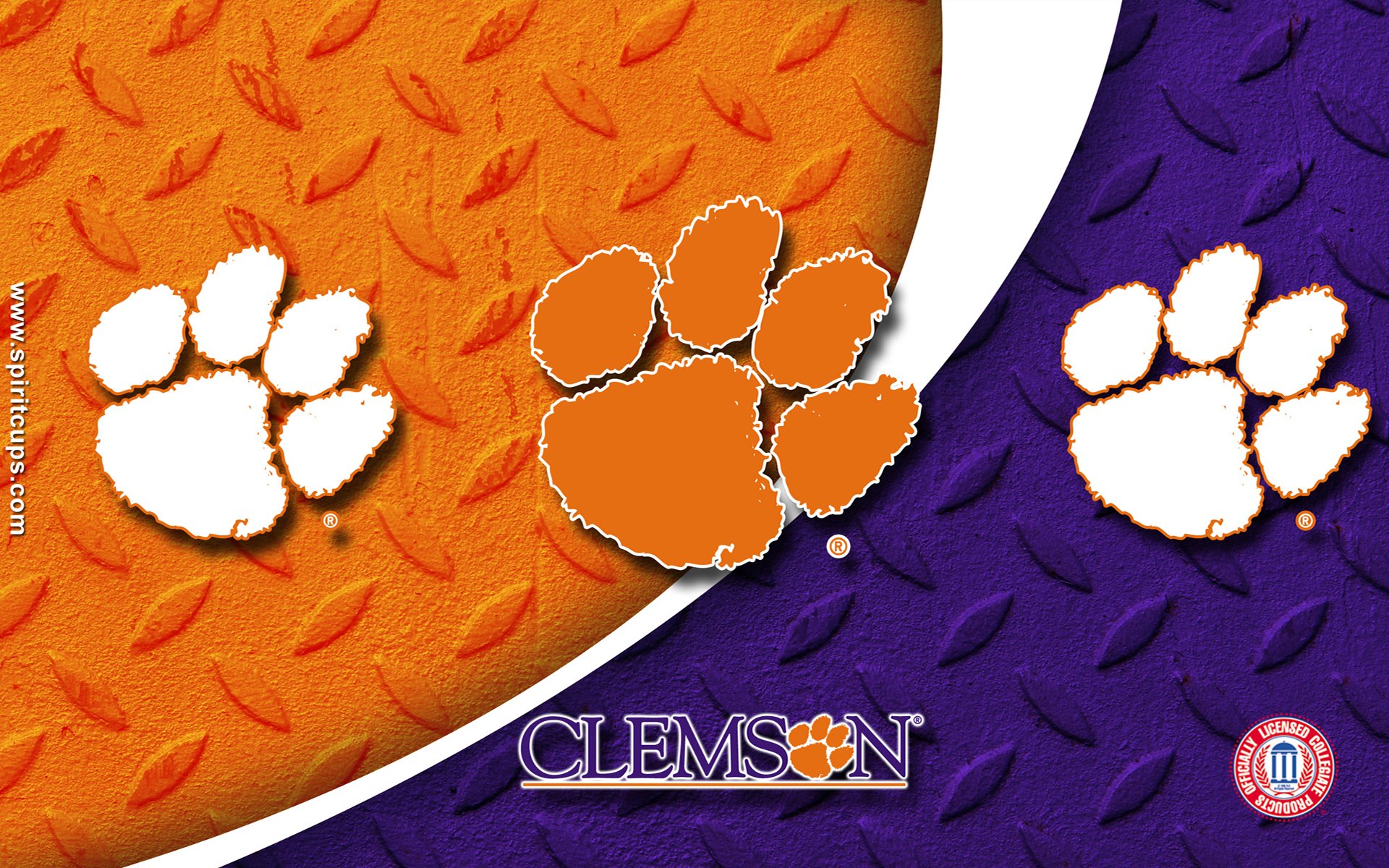 clemson tigers wallpaper,