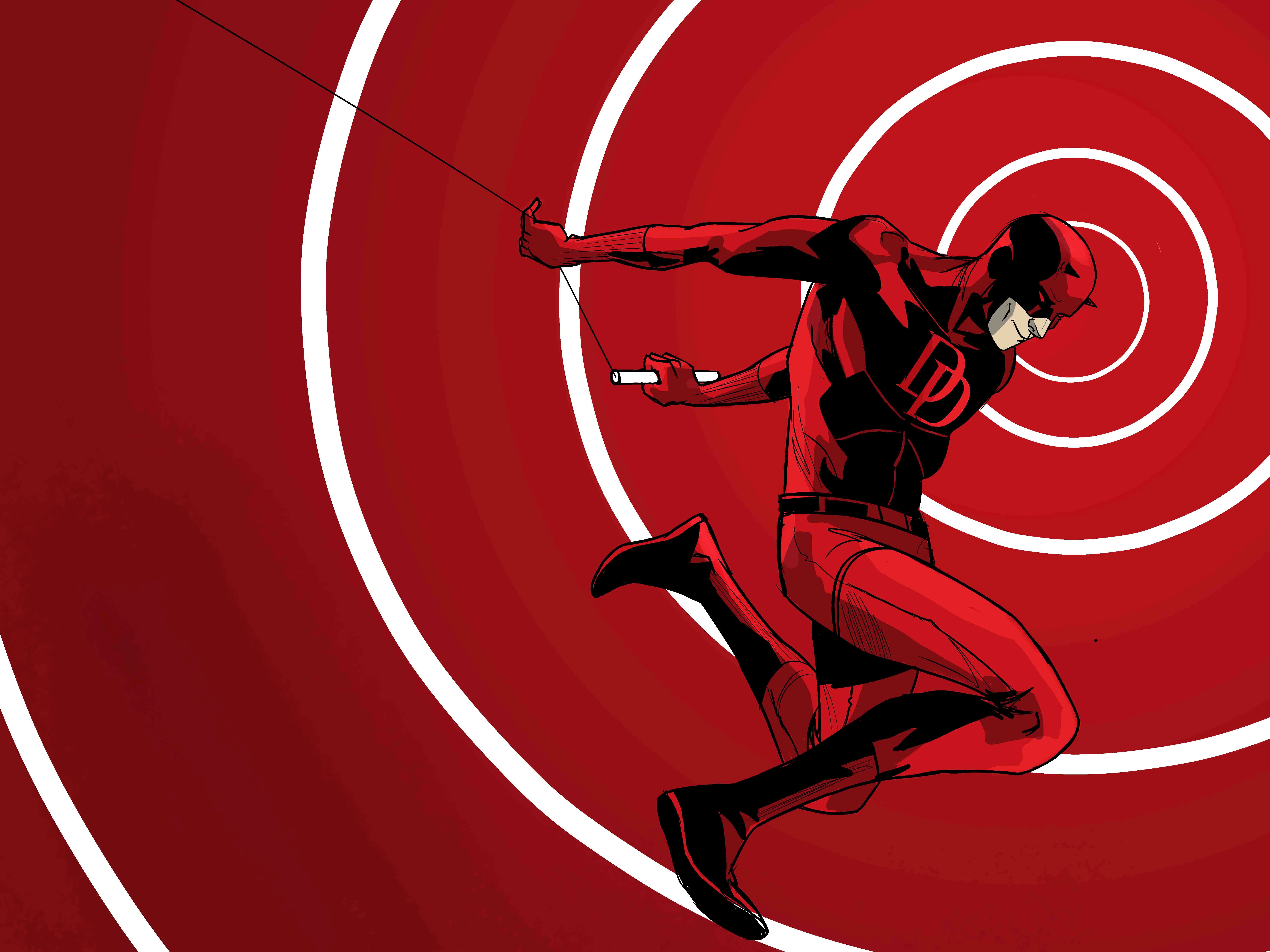 daredevil iphone wallpaper,fictional character,illustration,superhero,graphic design