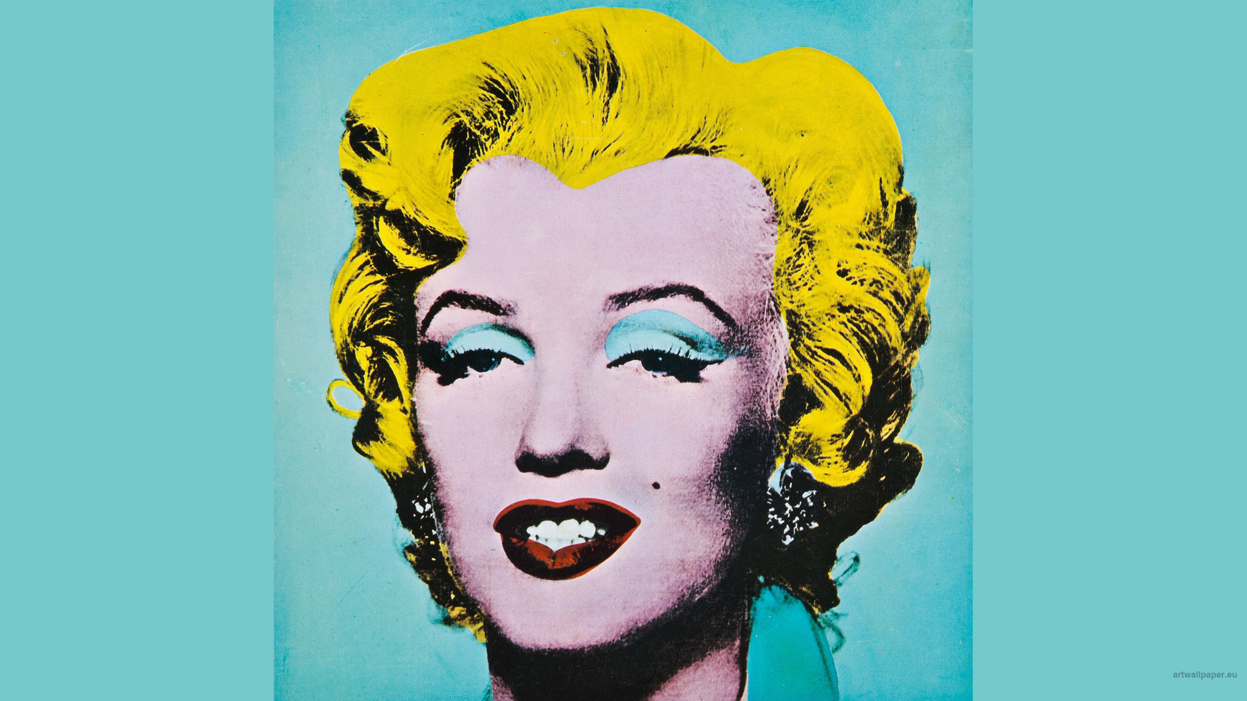 fond d'écran warhol,visage,jaune,art,illustration,art moderne