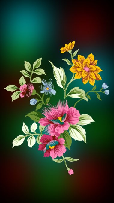 nokia 220 wallpaper,fiore,petalo,pianta,pianta fiorita,illustrazione