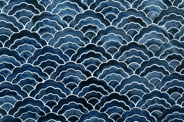 papel pintado de patrón japonés,azul,modelo,azul cobalto,diseño,azul eléctrico