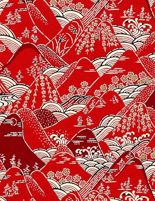papier peint à motifs japonais,rouge,modèle,textile,conception,modèle