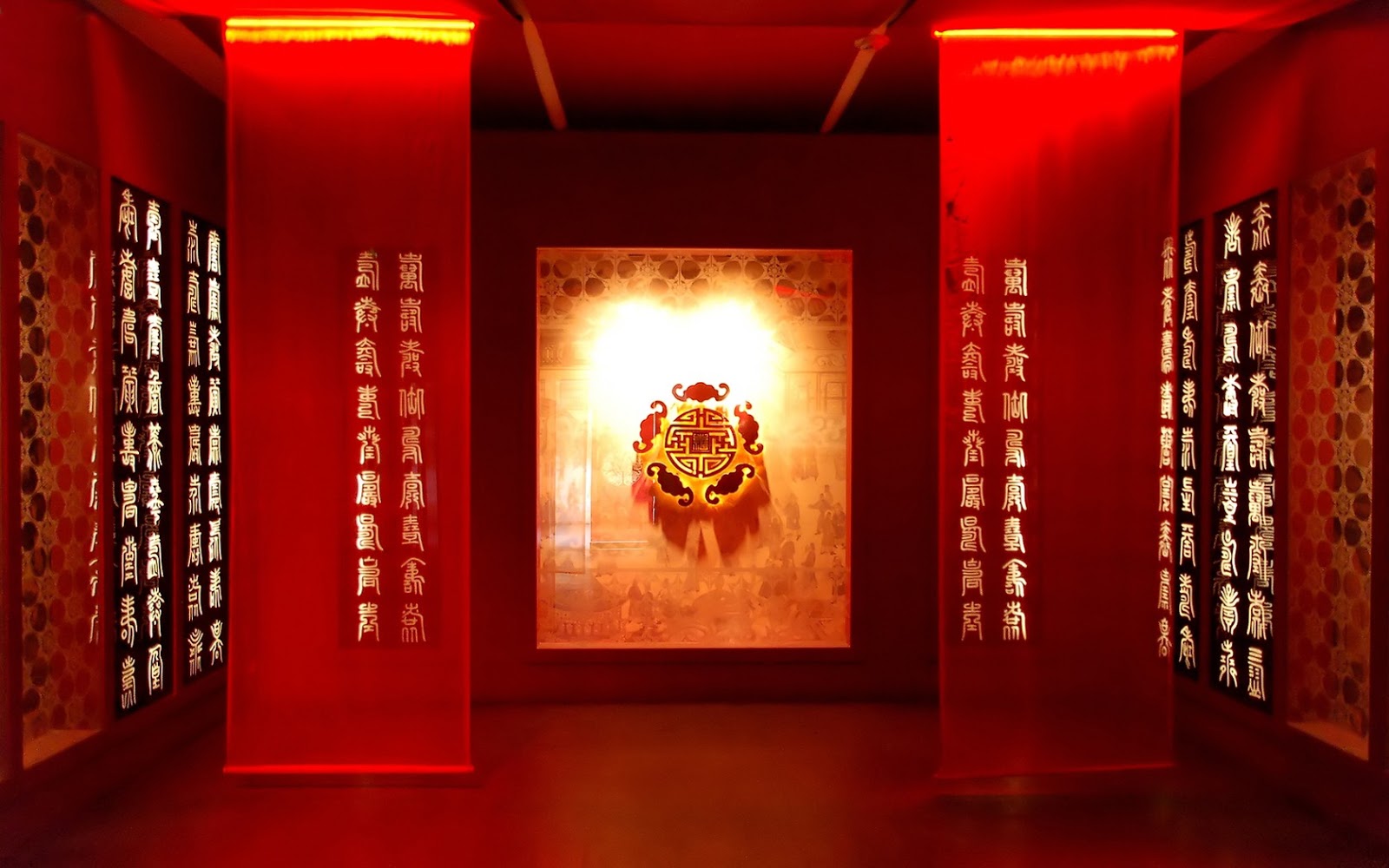 papier peint design asiatique,rouge,éclairage,lumière,chambre,design d'intérieur