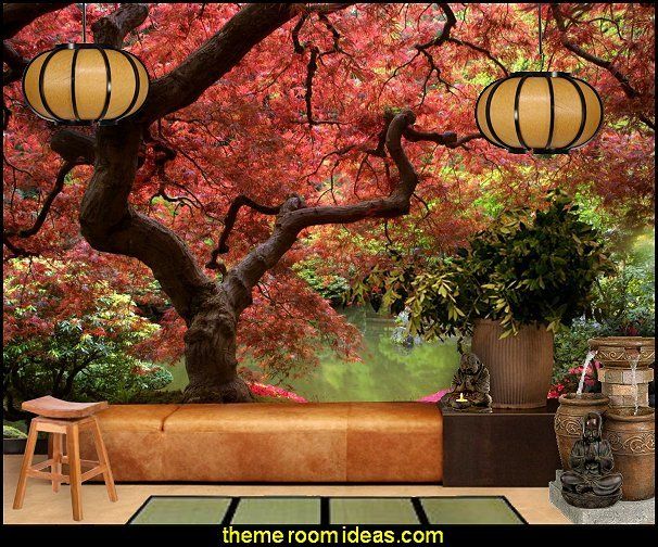 fondo de pantalla con temas asiáticos,árbol,planta,fondo de pantalla,mueble,mural