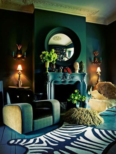 壁の濃い緑の壁紙,リビングルーム,ルーム,インテリア・デザイン,家具,財産