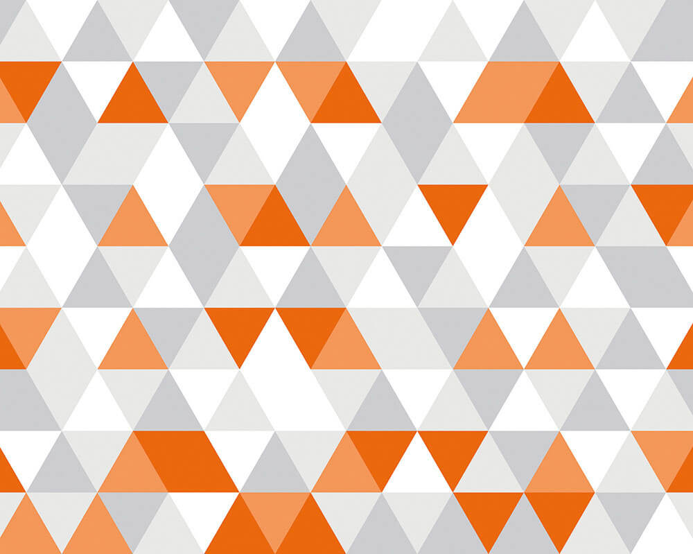 오렌지 그레이 벽지,주황색,무늬,선,노랑,삼각형