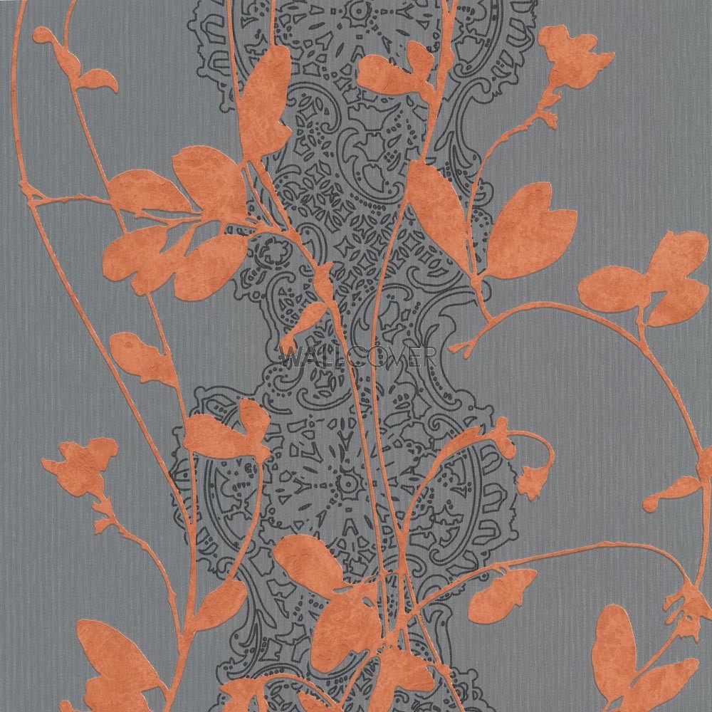 オレンジグレー壁紙,オレンジ,葉,植物の茎,工場,パターン